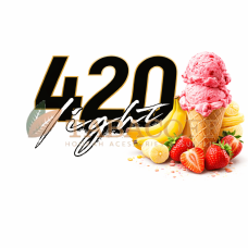 Табак для кальяна 420 Light Бананово клубничное мороженое 40 гр